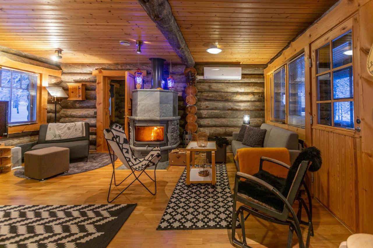 Kuukkeli Log Houses Villa Aurora "Pupula" Saariselka Dış mekan fotoğraf