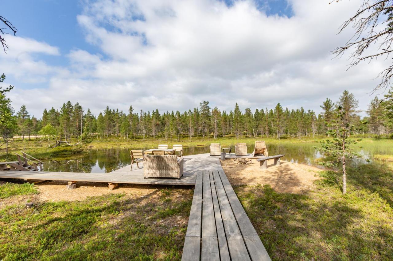 Kuukkeli Log Houses Villa Aurora "Pupula" Saariselka Dış mekan fotoğraf