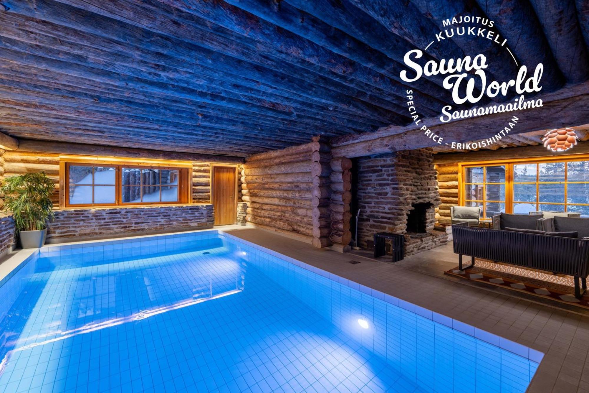 Kuukkeli Log Houses Villa Aurora "Pupula" Saariselka Dış mekan fotoğraf