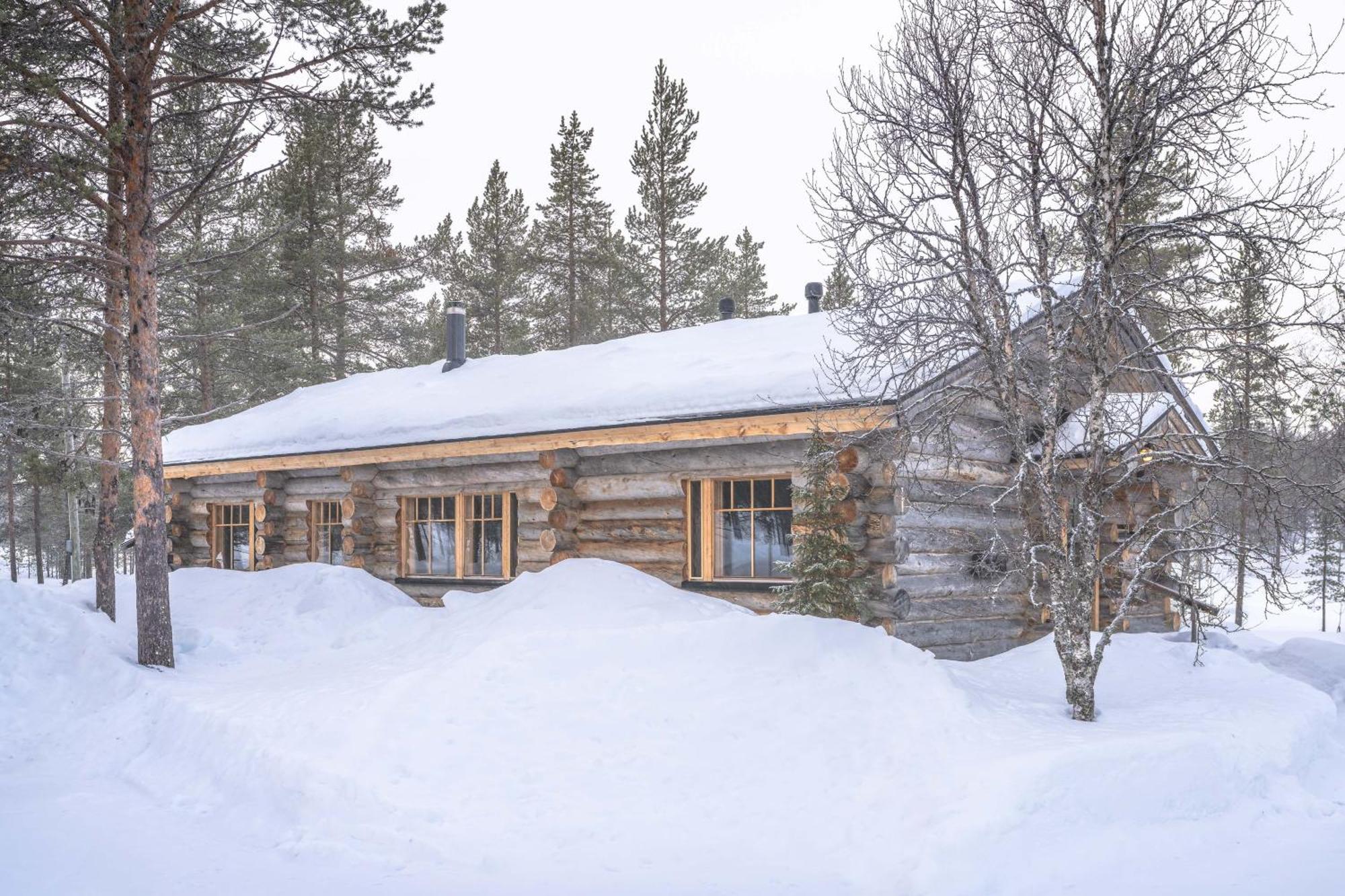 Kuukkeli Log Houses Villa Aurora "Pupula" Saariselka Dış mekan fotoğraf