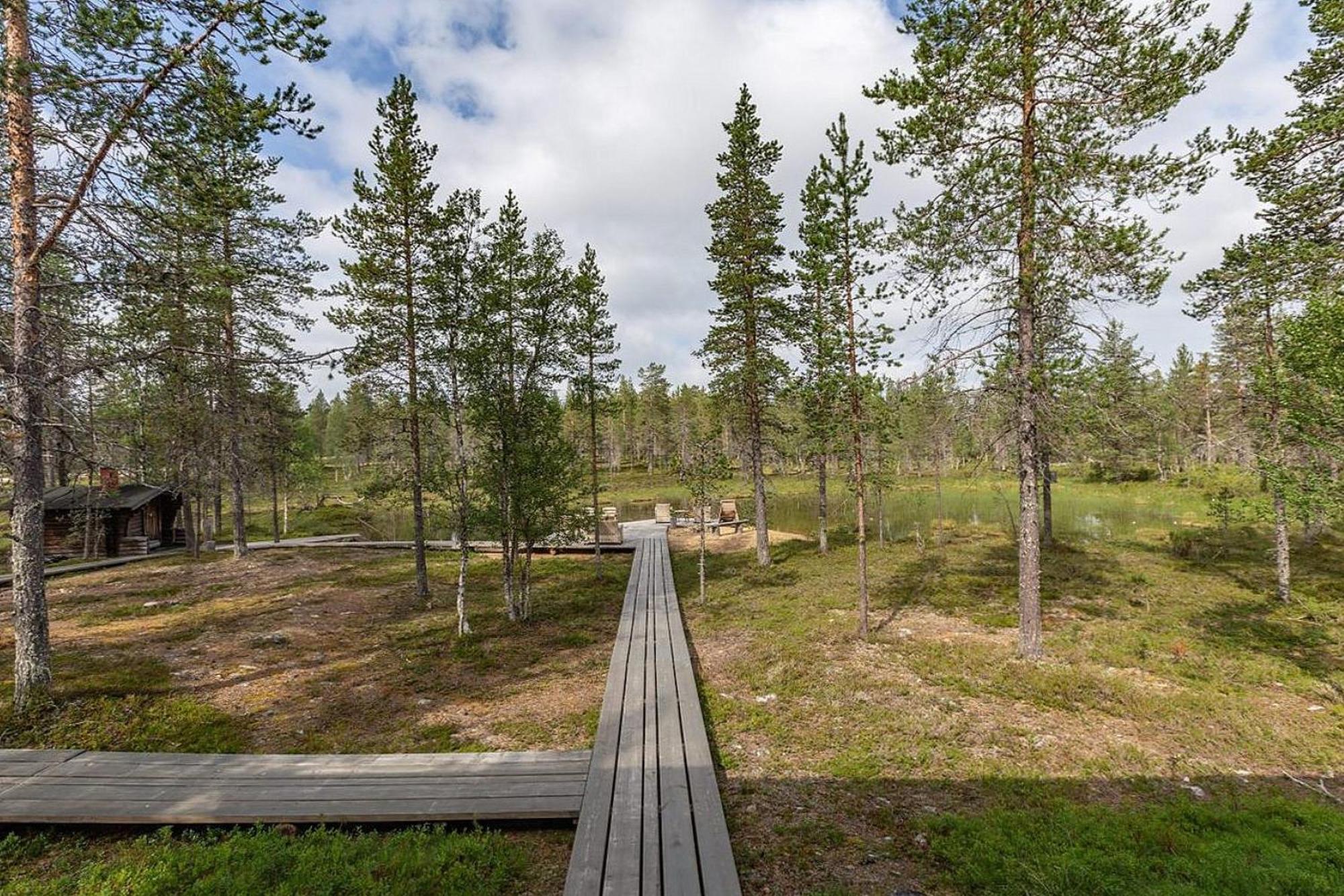 Kuukkeli Log Houses Villa Aurora "Pupula" Saariselka Dış mekan fotoğraf