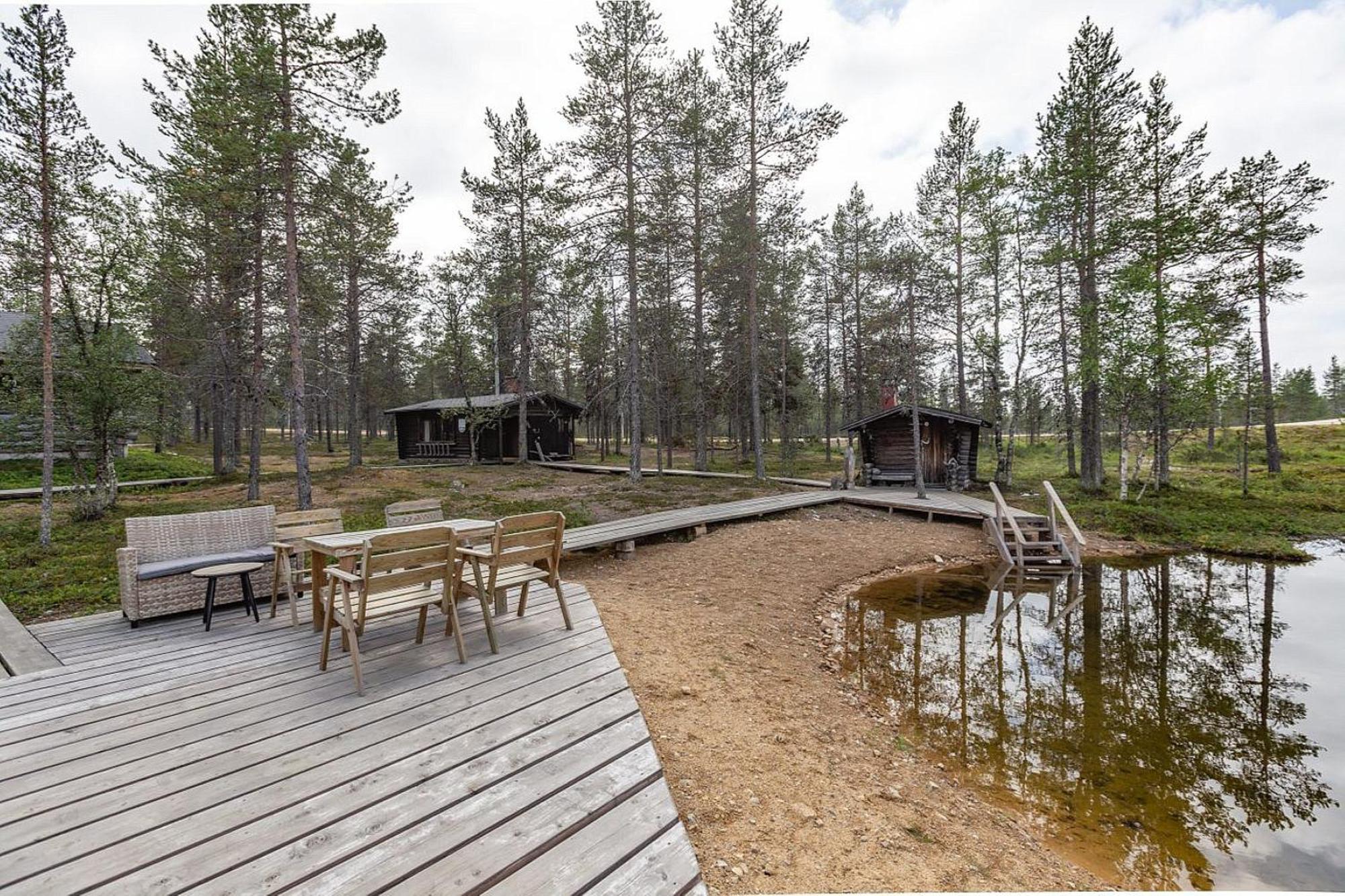 Kuukkeli Log Houses Villa Aurora "Pupula" Saariselka Dış mekan fotoğraf