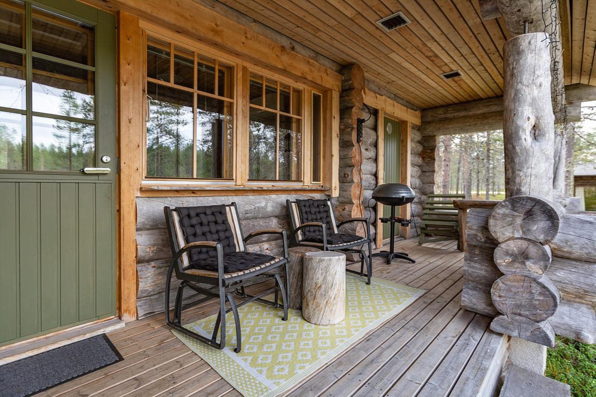Kuukkeli Log Houses Villa Aurora "Pupula" Saariselka Dış mekan fotoğraf