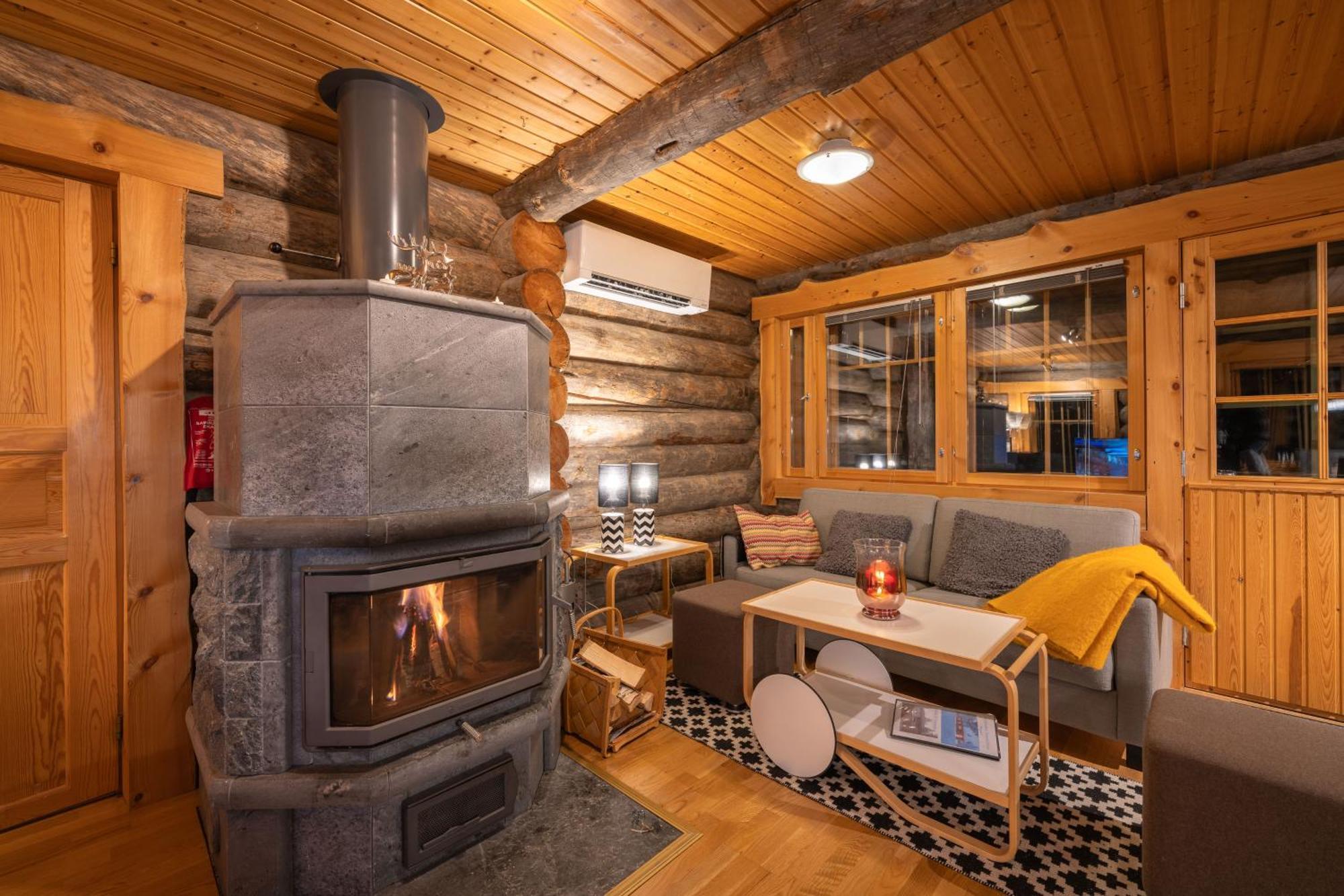 Kuukkeli Log Houses Villa Aurora "Pupula" Saariselka Dış mekan fotoğraf